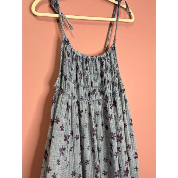 Free People Lavender and Blue Floral Maxi Dress - Picture 7 of 7